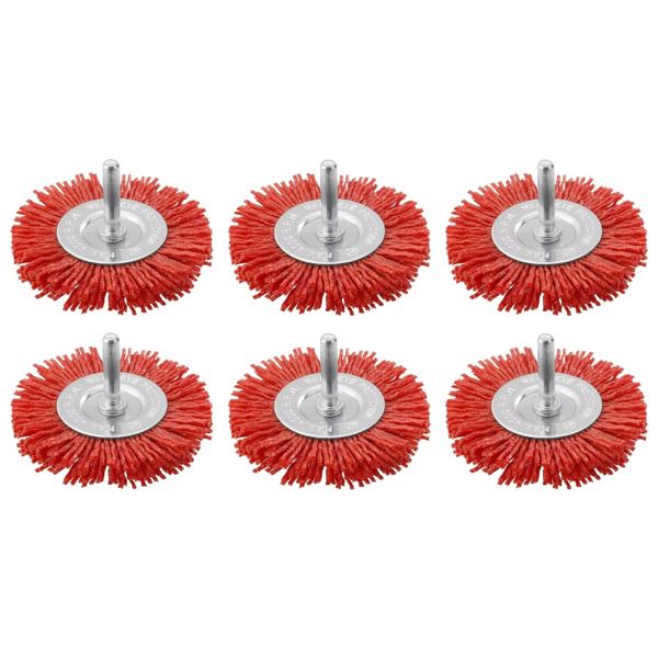 Total Tools 6Pcs Cup Brush 100mm Nylon
