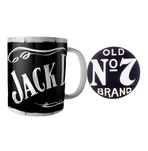 Jack Daniel's Themed Mug &amp; Coaster Set