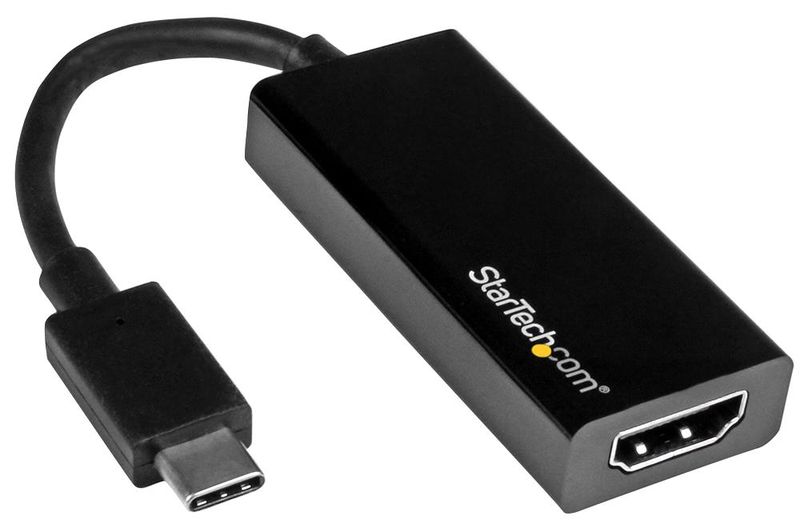 Startech (CDP2HD) USB-C to 4K HDMI 30Hz Adaptor, Black