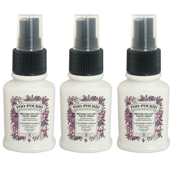 Poo-Pourri Lavender Vanilla Toilet Spray - 41ml (6 pack)