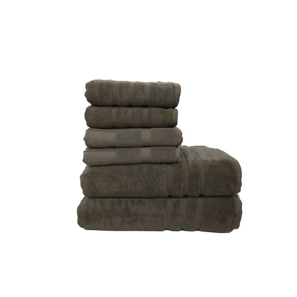 SR Luxury - Platinum - 6 Set Bath Sheet Combo with 1000gsm Bath Mat