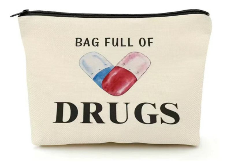 Bag Full of Drugs Stylish Makeup Pouch