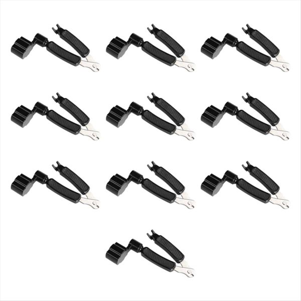 10pcs Guitar Winding Tool String Cutting, A