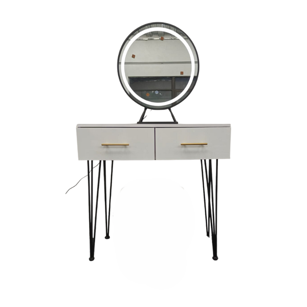 Elegant Makeup Workstation with Drawer Storage