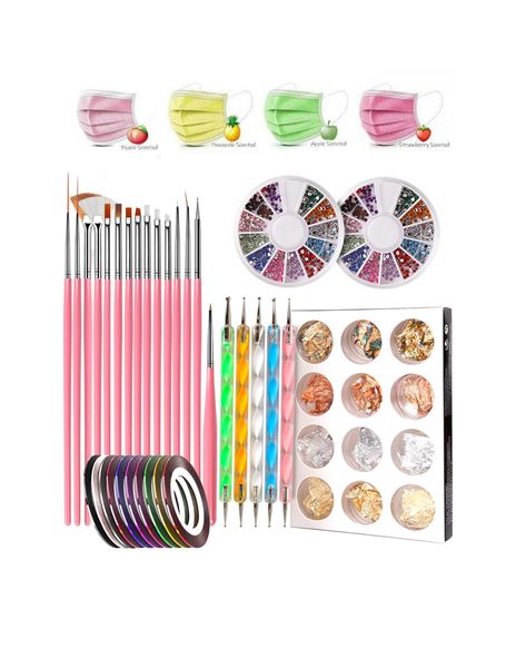 Nail Art Addict Brush Set Kit - 43 Piece