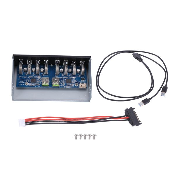 19 Pin To 8 Port USB 3.0 Hub 5.25 Inch CD-Rom Drive for Computer Case