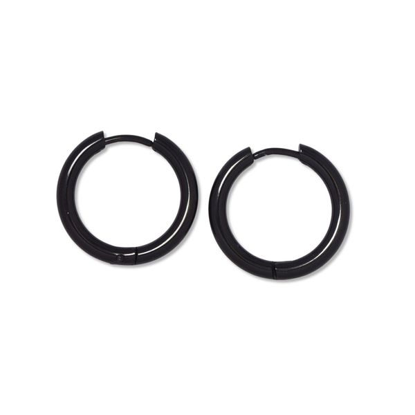 Androgyny Stainless Steel 2.5mm Thick Sleeper Earrings