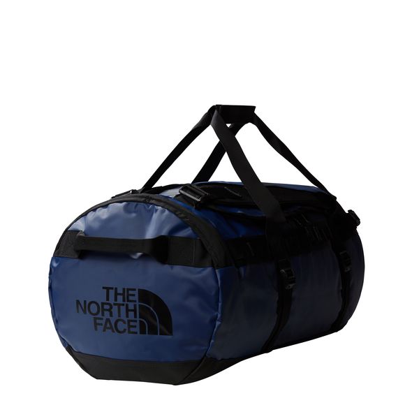 The North Face Base Camp Duffel in Size Medium in Summit Navy and Black