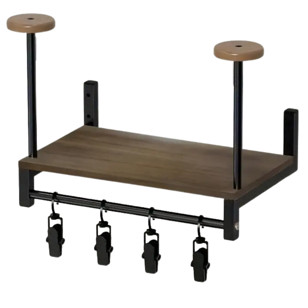 Motorcycle Dual Helmet Rack Holder Display Accessories Organizer Wall Mount