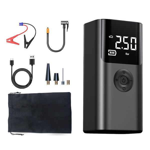 Jump Starter with Air Pump with Flashlight