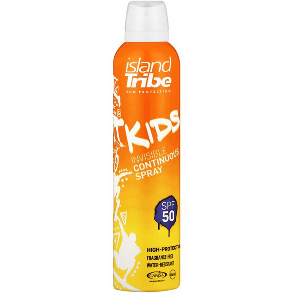 Island Tribe Kids Sun Protection &amp; Sunscreen Invisible Spray SPF50