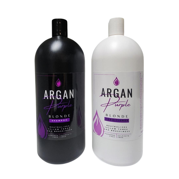 Purple Shampoo &amp; Conditioner for Toning Blonde Hair