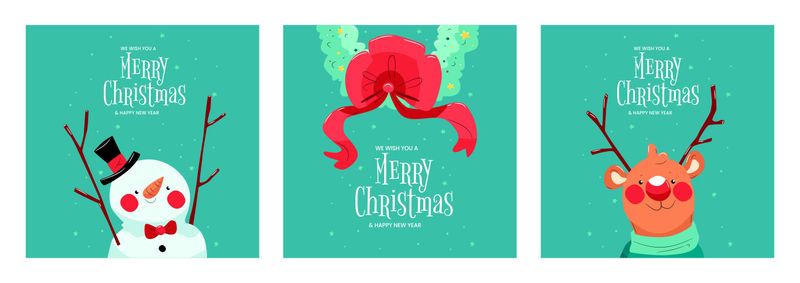 Christmas Card Pack - 18 premium cards per pack