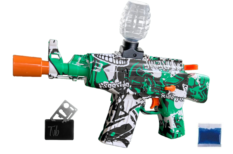 Green Electric Rechargeable Continuous Shooting Gel Water Ball Orby Blaster