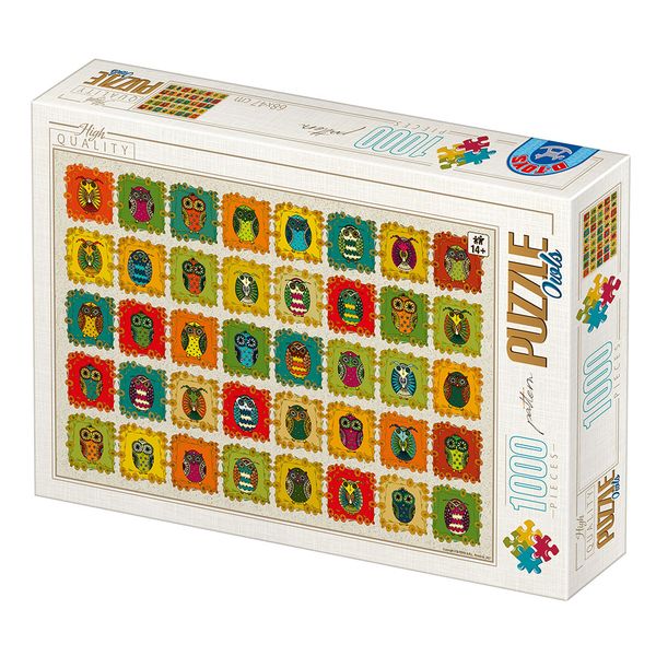 Owls By Eszter - 1000 Piece Adult Jigsaw Puzzle