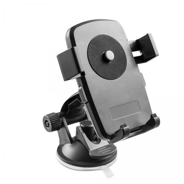 GajToys - 360° Car Dashboard Suction Grip Phone Mount Holder Stand - Black