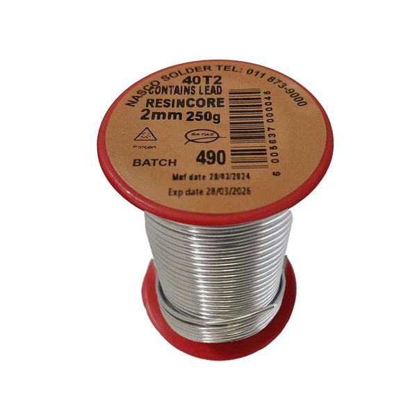NASCO Solder Resin Core Reel 40t 2.0mm 250g