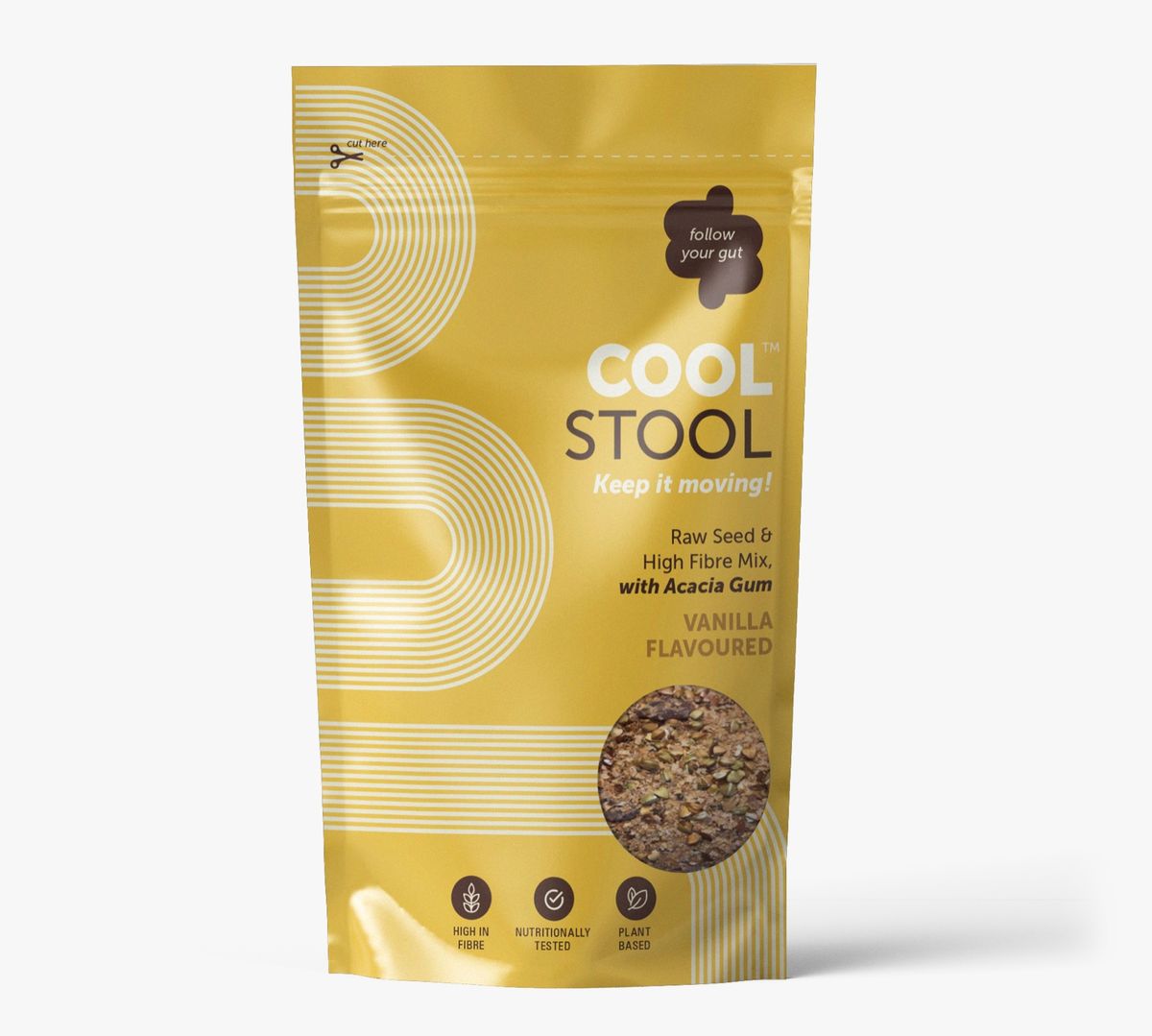 Cool Stool - Gut Health, High Fibre & Super Seed Mix - Vanilla | Shop