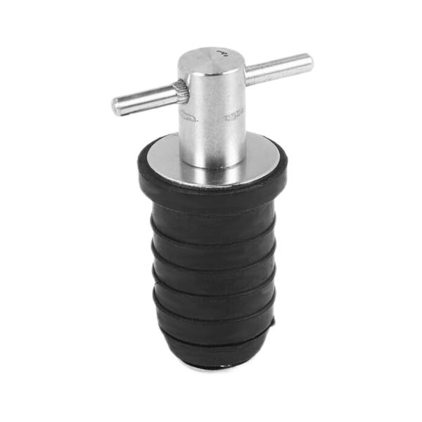 Marine Boat Drain Plug T-Handle Screw Adjustable, Silver 19MM