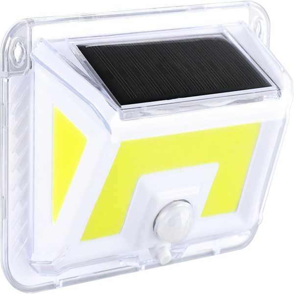 Solar LED COB Outdoor Floodlight with Motion Sensor Energy-Saving
