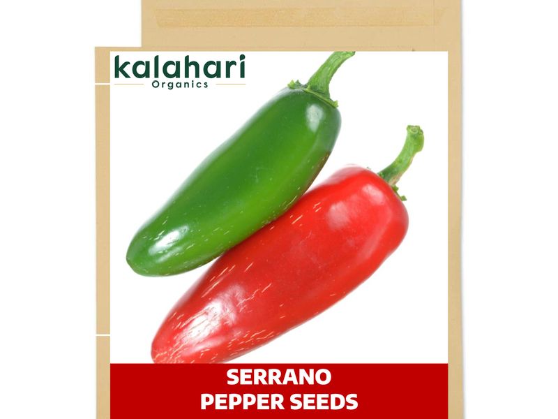 Serrano Pepper Seeds - Grow a Spicy, Flavourful Garden Staple!