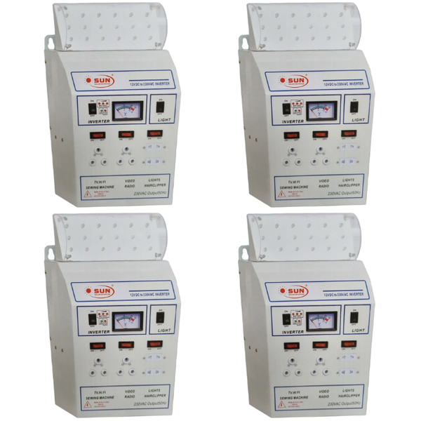 SUN 600W DC to AC Inverter - Set of 4