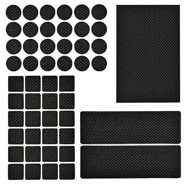 Home Self Adhesive Rubber Furniture Leg Protector Set of 102