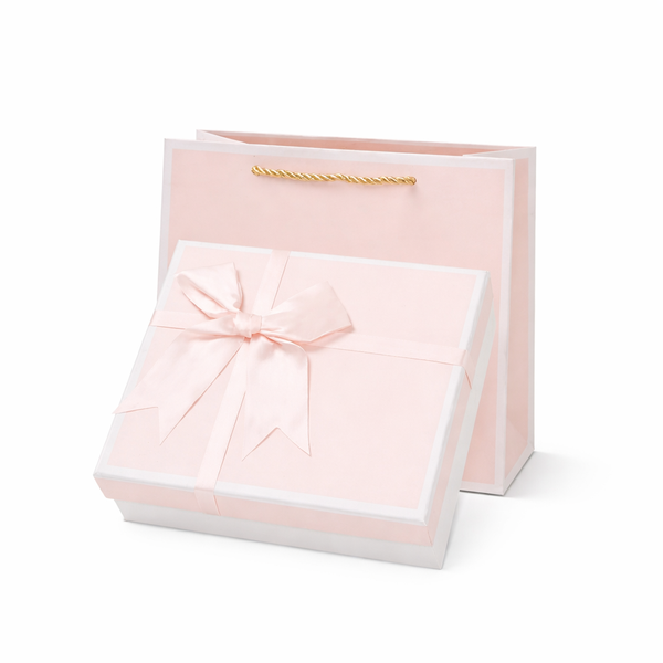 Luxury Gift Box with Matching Gift Bag - Pink