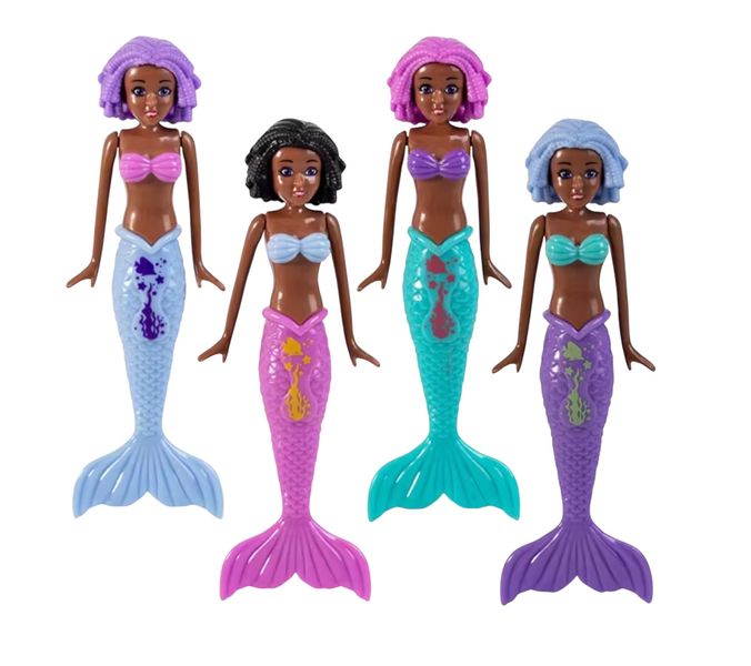 Mermaid Dive Toys - 4 Pieces Bath, Pool &amp; Beach Play Set