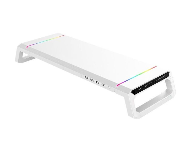 Multifunctional Monitor Riser Stand With RGB LED Light