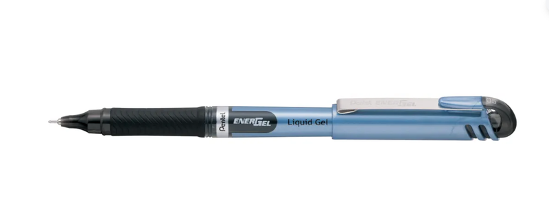 Pentel - Capped Needle Tip Rollerball Pen Liquid Gel Ink 0.5mm - Black