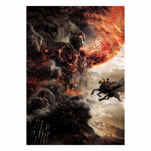 Kronos Abstract Clash of the Titans - A1 Poster