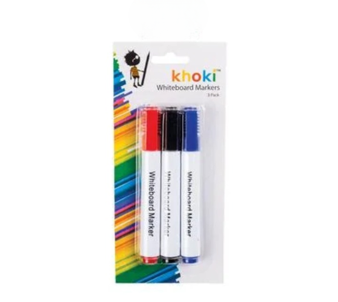 Triple Pack Whiteboard Markers - Bright Colors for Home &amp; Office
