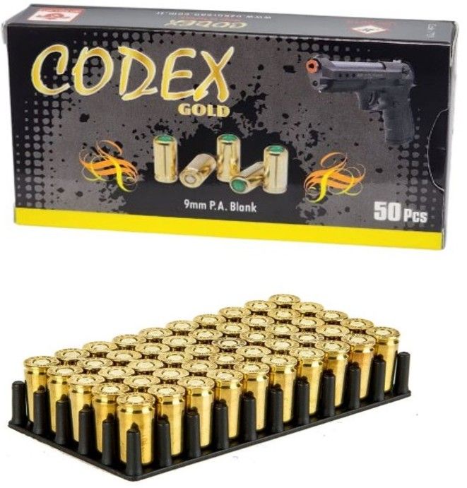 Sport 9mm P.A.K 50 Blank Cartridges