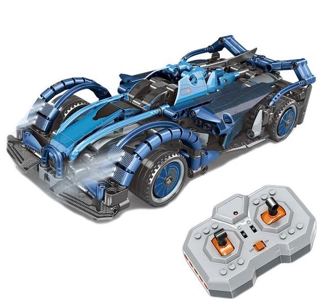 415 Pcs Remote Control Racing Car For Boys Ages 6+, DIY Assembly -B5276
