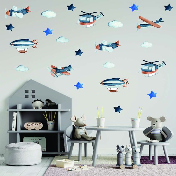 Aeroplanes Wall Stickers