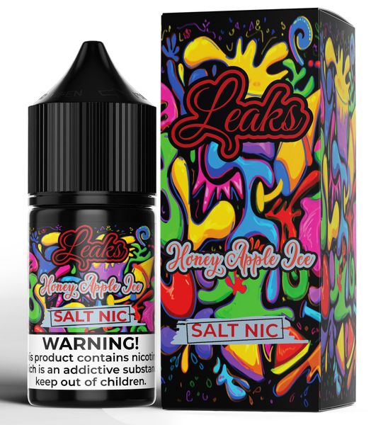 Leaks-Honey Apple Ice 50mg Salt Nic Vape Juice E-Liquid