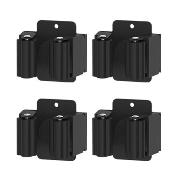 4 Piece Broom and Mop Holder, Tool Organizer-Wall Mounted With Screws