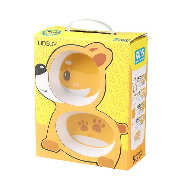 iKids 5 Piece Dinner Set -- Dog