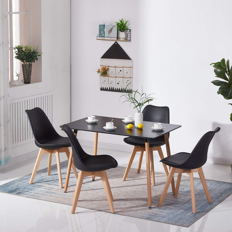 Dining Suite Set Dining Table with Four Padded Chairs Shop