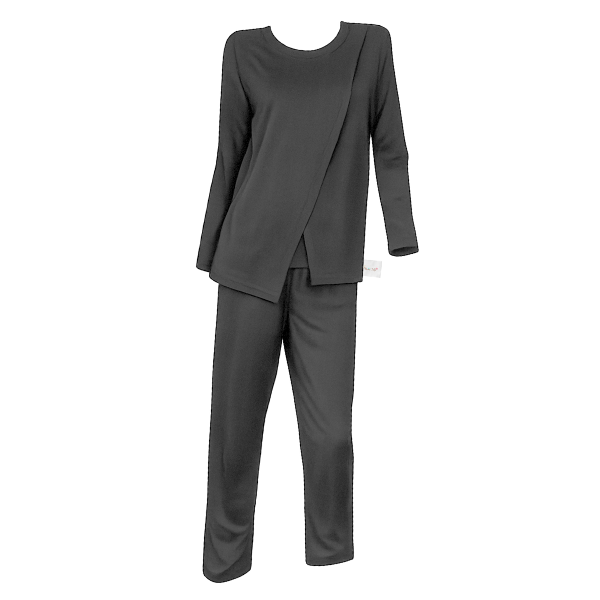 Maternity &amp; Nursing - Winter Hospital Pajamas - Navy