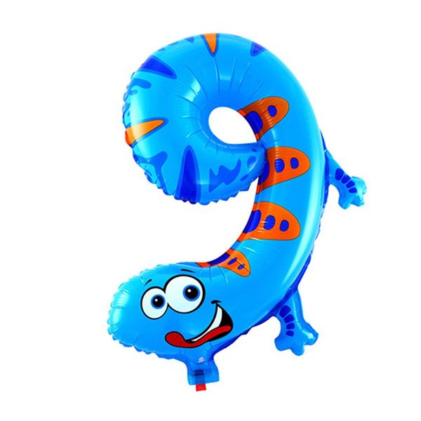 iKids Animal Birthday Balloon - Number 9