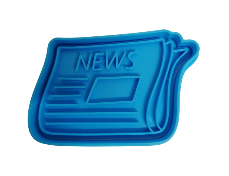 Hubbe Cookie Cutter - Newspaper