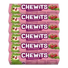 Chewits Strawberry Stick Pack - 6 x 30g | Shop Today. Get it Tomorrow ...