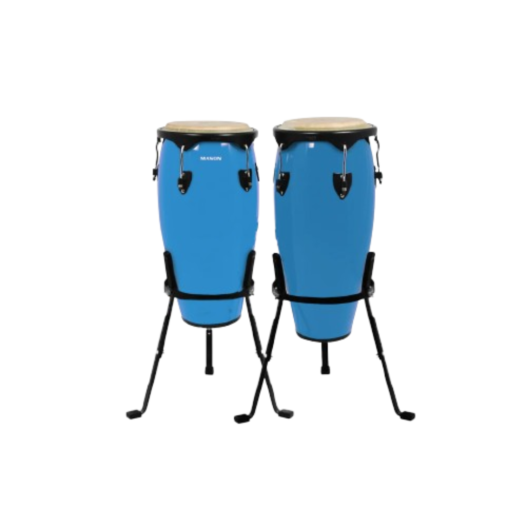 Mason 10"plus11" Blue Conga Set
