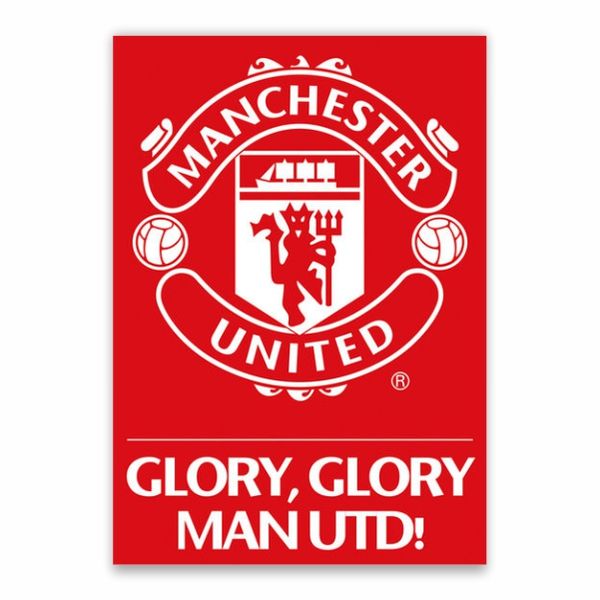 Glory Glory Man United Poster - A1