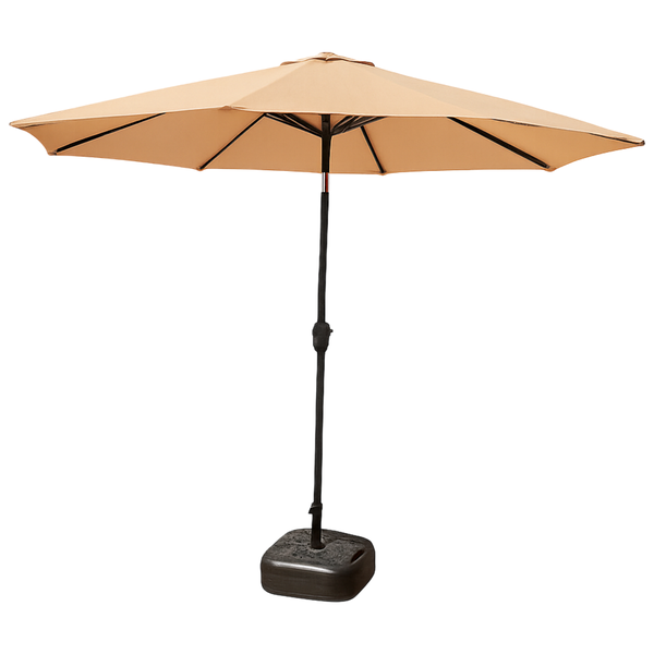 Garden Umbrella 2.7m - With Stand, Weather Resistant