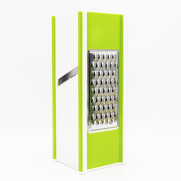 Green and White Handheld 5 in 1 Grater with Storage