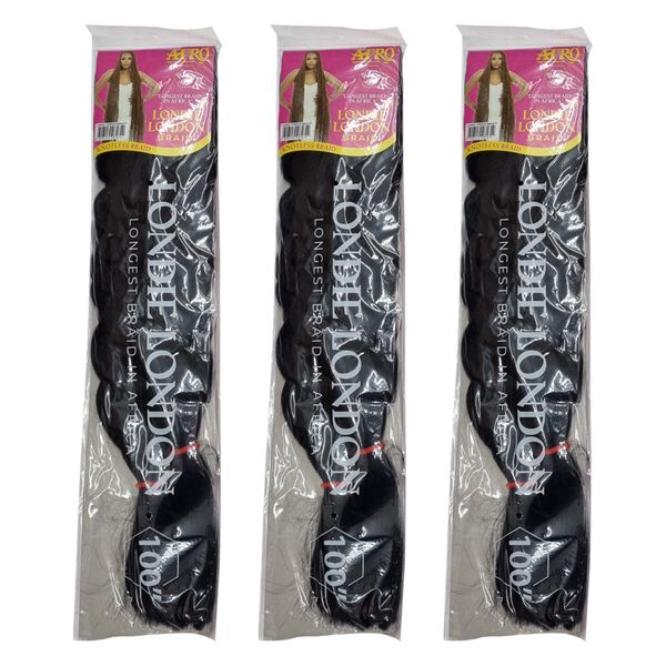 Afrotex - Set of 3 Londie London Braid 100inch