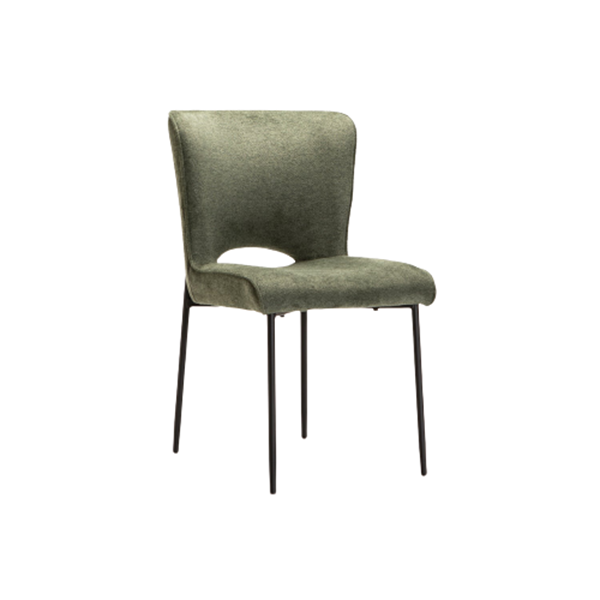 Modena Fabric Dining Chair - Green